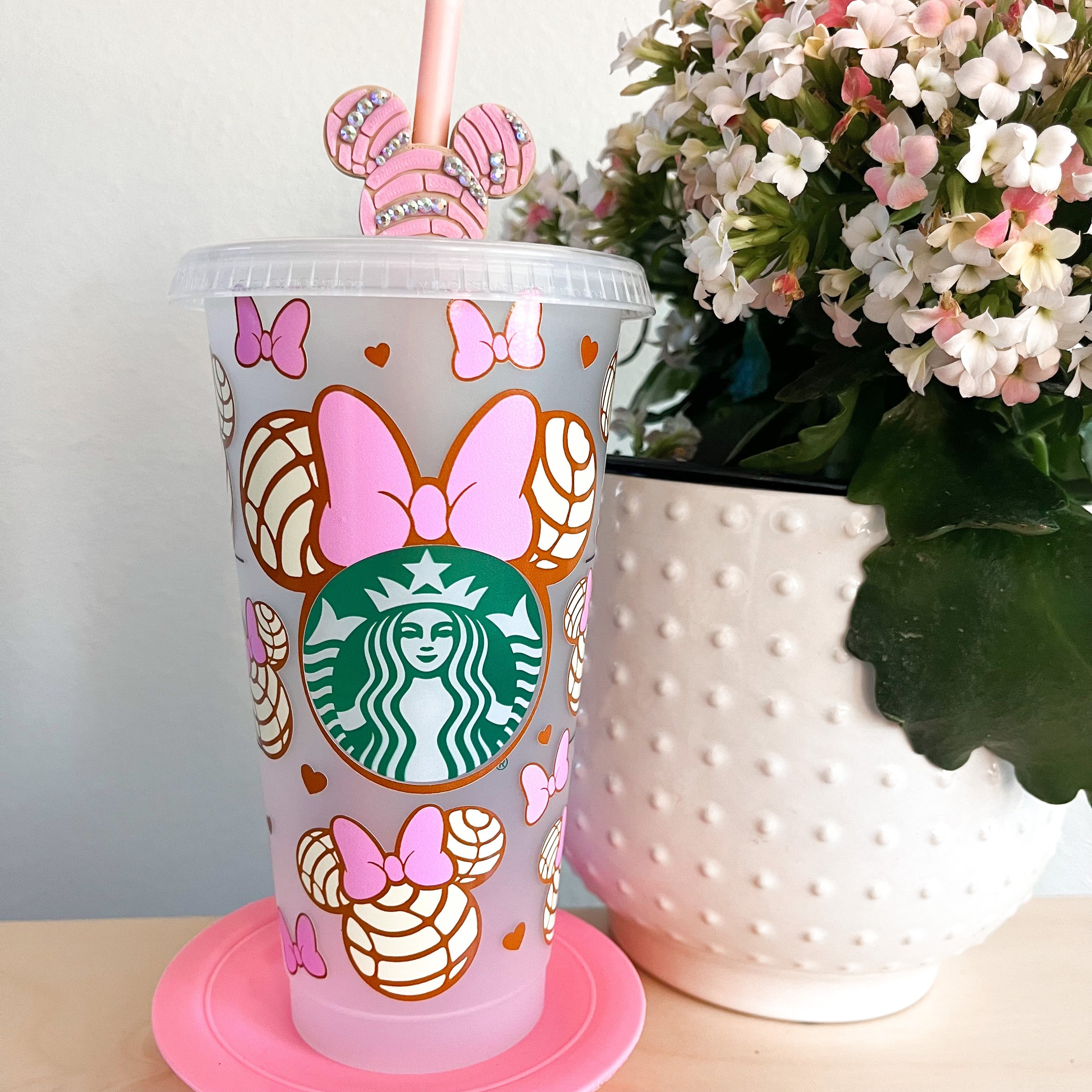 Minnie Conchas Tumbler Starbucks Cold Cup Starbucks Cup 