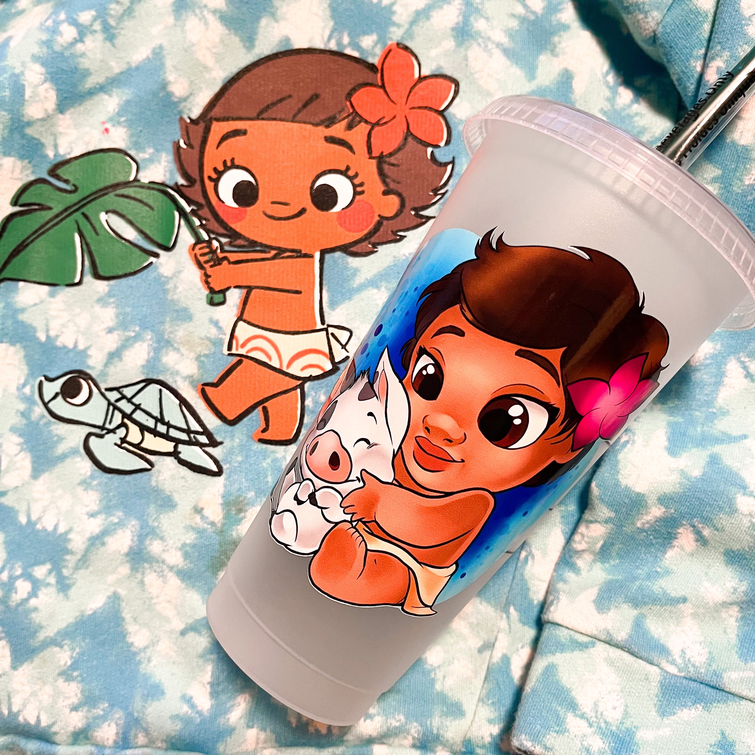 Moana Cold Cup Tumbler Baby Moana Cup Baby Moana Cold Cup Baby