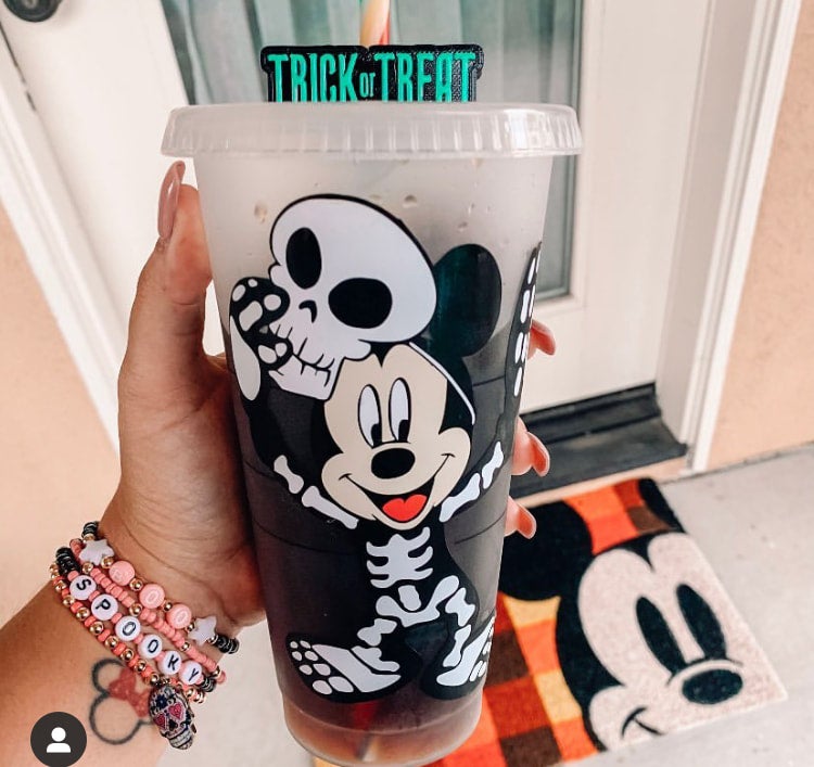 Disney Mickey Halloween Starbucks Cup, Halloween Cup 